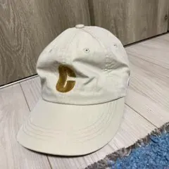 Champion アイボリー キャップ ナイロン
