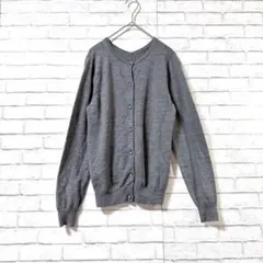 【アースミュージックアンドエコロジー】フロントビジューボタン付きカーディガン