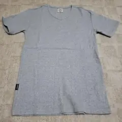 AVIREX Vネック リブTシャツ グレー Sサイズのサムネイル
