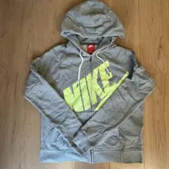 NIKE ナイキ パーカー レディースM〜L相当 グレー ビッグロゴ