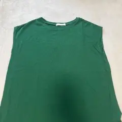 chocol raffine robe グリーン ノースリーブ