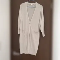 ユニクロ グレー ロングカーディガン