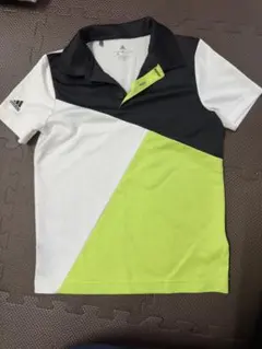 adidas 半袖ポロシャツ ボーダー柄 スポーツ ブルー/ZW115 - メルカリ