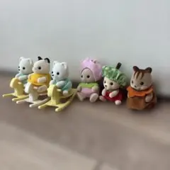 シルバニアファミリー 動物キャラクター 6体セット