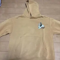 ZARA キャメル　パーカー　裏起毛　164cm