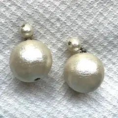 コットンパール×星柄スタッズピアス ROSE BUD購入