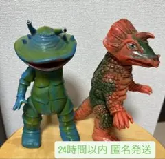 激レアソフビ】当時物 ブルマァク キングギドラ ミドルサイズ ツノ折れ