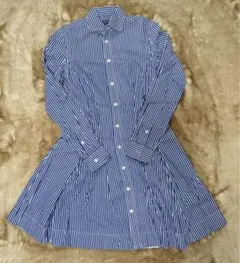 POLO RALPH LAUREN ストライプシャツワンピース