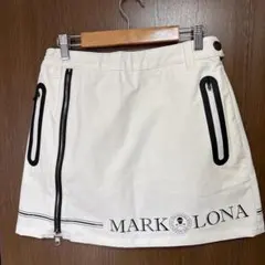 MARK&LONA レディース ゴルフスカート ホワイト S