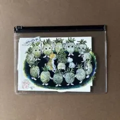 新品 ヒグチユウコ 棋の音 ペン＆メガネケース/パイナップル戦 ポスト