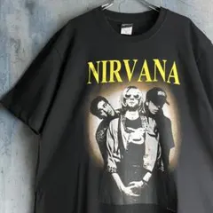 NIRVANA ニルヴァーナ カートコバーン バンドTシャツ フォト　黒　XLのサムネイル