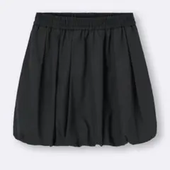 【新品タグ付き】GU バブルヘムミニスカート