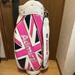 アドミラル キャディバッグ ユニオンジャック 風デザイン カート式