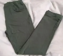 美品　ナルミヤ　ビールーム　ストレッチパンツ　130　男女兼用　グリーン