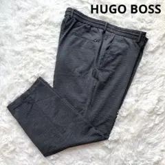 美品✨Hugo Boss ヒューゴボス シアサッカーパンツ 大きいサイズ グレーのサムネイル
