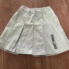 JENNI LOVE ライトグリーン プリーツスカート 140