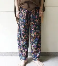 フラワーpt イージーパンツ
