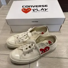 コムデギャルソン×コンバース　オールスター　ロー　25.5センチ