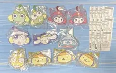 ケロロ軍曹×サンリオキャラクターズ スペシャルラバーマスコット 11点セット