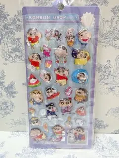 クレヨンしんちゃん 立体シール 3Dシール ぷくぷく