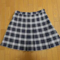 ハニーズ チェック柄ミニプリーツスカート LLサイズ