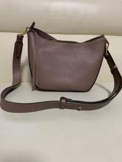 ロリステッラ　グレージュ レザー ショルダーバッグのサムネイル