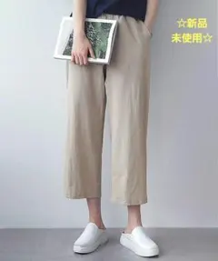 新品未使用、タグ付☆「blackdia ocean ワイドクロップドパンツ」☆