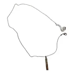 シルバーネックレス シンプルチェーン 韓国アクセサリー レディース