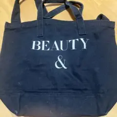 BEAUTY & YOUTH 黒 トートバッグのサムネイル