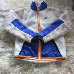 Nike フリースジャケット ホワイト/ブルー/オレンジ