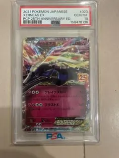포켓몬 カード ゼルネアスEX PSA10 25th