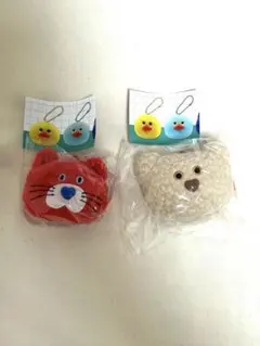mojojojo フェイスマスコット　ネコ　クマ　2個セット