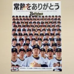 オリックス　クリアファイル