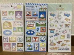 サンリオキャラクター ステッカー 3シートセット
