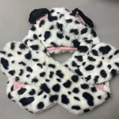 ディズニー 101匹わんちゃん マフラーキャップ　ファンキャップ