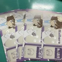 名探偵コナン2025 AUTUMNフェアアニメイト特典 灰原哀 4枚セット