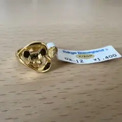 【極レア】ディズニーヴィンテージ ・ミッキー・オープンハート・ハート・リング