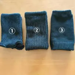 アームウォーマー 　ブラック　3点セット