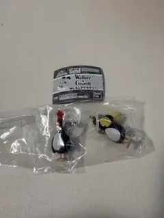 ウォレスとグルミット　めじるしアクセサリー　フェザーマッグロウAB 2個セット