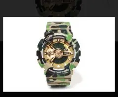 A BATHING APE G-SHOCK カモフラ柄 腕時計