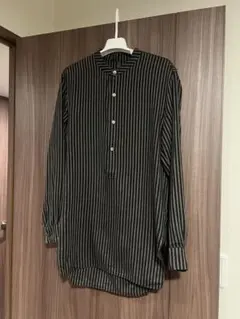 KAZUYUKI KUMAGAIのC/Wストライプビエラ ロングチュニックシャツ