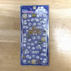 ジュエルプチドロップステッカー　シマエナガ