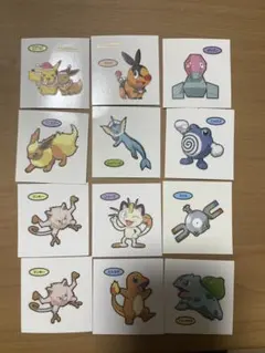 ポケモンパンシール 12枚セット