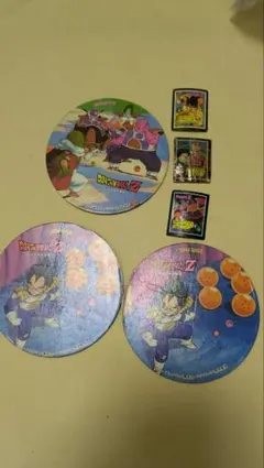 平成レトロドラゴンボールメンコとマグネットシールセット