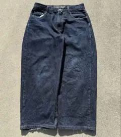 【90s】ノーティカ　バギーデニム　　　　　　USA製　濃紺　極太