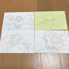鬼滅の刃 原画　煉獄杏寿郎　ポストカード　ufotable 無限列車　4枚
