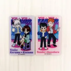 幽遊白書【妖狐蔵馬＆コエンマ/幽助＆桑原】♡カードミラー2個セット
