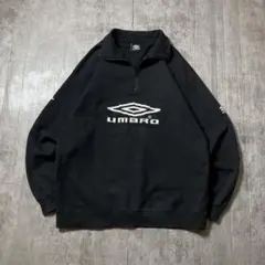 UMBRO freak's store 別注　ハーフジップスウェット　黒　XL