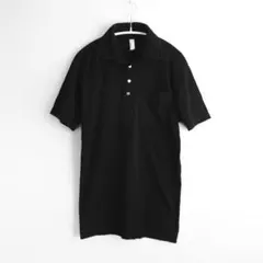 American Apparel ポロシャツ ブラック S