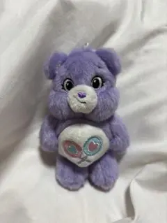 ケアベア 紫色 ぬいぐるみ